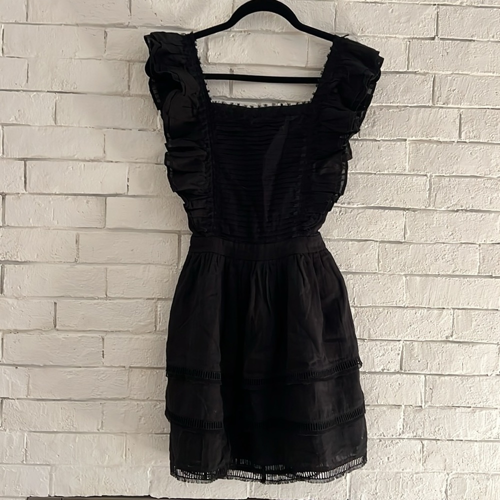 SIR the Label black linen dress